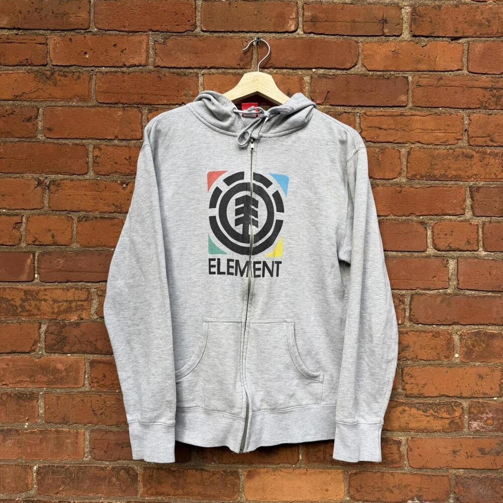 Vintage element skateboards zip up hoodie 00s M/L